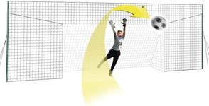Open Goaaal Football Goal & Backsto