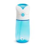 Flip and Go Tritan Straw Cup, 12 Ounce, Blue