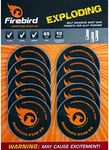 Firebird Shooting Star reactive Clays 65mm 10 pk exploding clay pigeon shooting