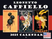 Leonetto Cappiello Calendar 2025 Monthly Wall Calender 12 Month | Made In The USA