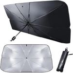 helloleiboo Car Windshield Sun Shade UV Rays and Heat Sun Visor Protector Foldable Reflector Windshields Umbrella