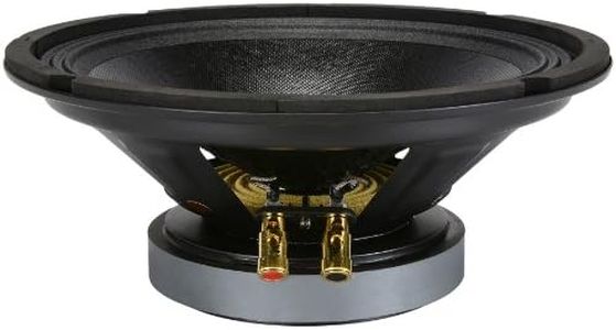 Pyle 10 Inch Car Midbass Woofer - 600 Watt High Powered Car Audio Sound Component Speaker System w/High-Temperature Kapton Voice Coil, 50Hz-5kHz Frequency, 89.2 dB, 8 Ohm, 50oz Magnet PPA10 Black