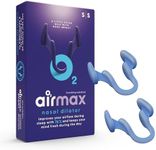 Airmax Nasal Dilator - Anti snoring Devices - Nose Dilator, Sleep aid and Snore Stopper - Breathe Right Through The Nose - Snoring aids for Men and Women - 4 Months Relief - 2 Pack - Small Blue