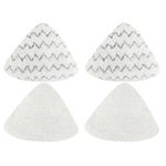 Steam Mop Pads Compatible with Bissell PowerEdge and PowerForce Lift Off 2-in-1 Series 2078 20781 2165 20781 2814C Steam Mop Cleaner Replacement Mop Cloth (2 Soft + 2 Scrubby)