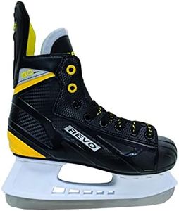 SOFTMAX REVO - Ice Hockey Skates for Men - Light, Comfortable and 1 Piece Protective Boot for Ice Hockey and Skating Size 12D