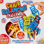 PMS 331044 Balancing Chair Game in Printed Box (48 Pieces) -for Bonding & Parties, Idea, Multicolor, ‎25.4 x 25.2 x 5.2 cm