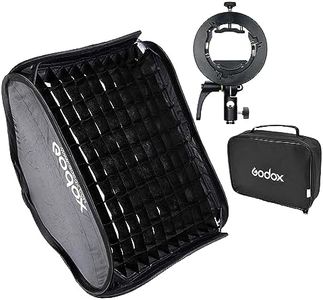 Godox 60cm x 60cm Foldable Universal Softbox with Honeycomb Grid + S2 Speedlite Bracket for Godox V1 Series, AD200Pro, AD200, AD400Pro, V860II Series, TT350 Series Flash Speedlite (SGGV6060cm)