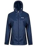 Regatta Womens Pack It Jacket with Hood, Waterproof & Lightweight Packable Shell Rain Mac - Perfect for Outdoors, Camping, Running & Hiking