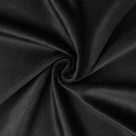 Velvet Fabric by The Yard for Upholstery Projects(Black,1 Yard)