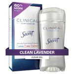 Secret Clinical Strength Clear Gel Women's Antiperspirant & Deodorant Ooh-La-La Lavender Scent 2.6 Ounce
