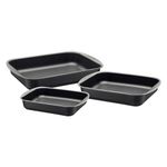 Tramontina Non-Stick Roasting Pan Set, Aluminium (Graphite)