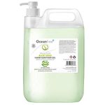 Aloe Vera Hand Sanitiser Gel - 5L Litre with Pump - 70% Alcohol - Made in the UK (Single)