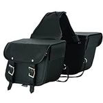 VASTER Motorcycle Saddle Bag Leather Motorbike Equipment Storage Organizer Seat Pack Saddle Bag Waterproof Storage Tool Box Most Adventure and Sports Bike Motorcycle Racks