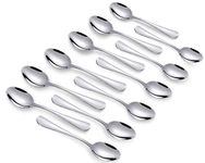 Q&A 12 Pieces 4" Stainless Steel Mini Coffee Spoons Demitasse Espresso Spoons