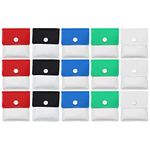 15 Pack Pocket Ashtrays, Portable Ashtrays Ash-Pouch Compact Fire Resistant Cigarette Ash Pouch PVC Odorless -Assorted Colors