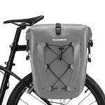 ROCKBROS Bike Panniers Waterproof Bike Rear Rack Bag Max 30L Large Capacity Bike Rear Pannier for Cycling Traveling Commuting