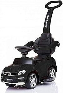 BSD Coche para niños Correpasillo con función de Mecedora: Mercedes GL63 AMG SX1578 - Negro
