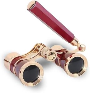 Opera Glasses,3X25 Theater Binoculars with Foldable and Extendable Handle,Mini Binocular Compact Lightweight,Portable Theater Glasses for Adults Kids Women in Musical Concert