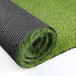 Aleko Artificial Grass | Synthetic Grass Mat for Pets | Artificial Turf | Fake Grass Rug | Natural Green Faux Grass | Multi-Purpose Indoor/Outdoor Use | (Synthetic Grass, Natural Green | 4 x 6 Feet)