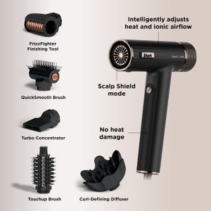 Shark SpeedStyle Pro Hair Dryer – Fast Drying, Black
