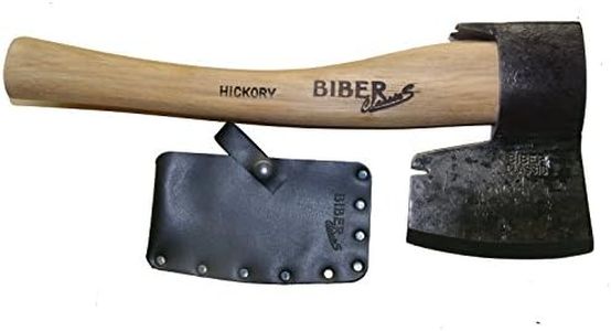 Muller Carpenters Right Bevel Broad Hatchet Axe - 1100 g Head - Hand Forged in Austria - Biber Classic