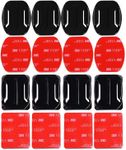 8Pcs Flat Curved Adhesive Mount Helmet Accessories for Gopro Hero 8/7/2/3+/6/5