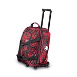 Brunswick Zone Double Roller Bowling Bag (Red Chaos)