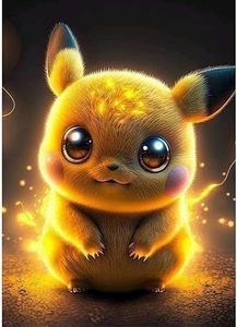 DPHERO 5D Animé Diamond Painting, DIY Dessin Animé Peinture Broderie Diamant Painting Kit Complet,Bricolage Animal Diamant Artisanat Strass Point de Croix Painting pour Adultes Enfants 30x40 cm