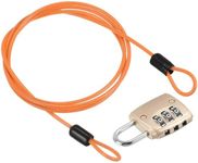 uxcell Security Steel Cable with 3 