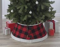 Traditions - Buffalo Check Stand Band Tree Collar with Toggle - Black/Red