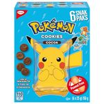 Christie, Pokemon Cocoa Snack packs, Made in a Peanut-Free Facility, Individually Wrapped, School Snacks, 150 g