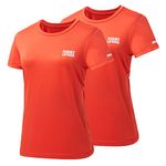 Lightbare Women’s Dry Fit Short Sleeve T-Shirts Lightweight Anti-Odor Performance Shirt for Running Workout Sports