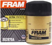 FRAM Ultra Synthetic Automotive Replacement Oil Filter, Designed for Synthetic Oil Changes Lasting up to 20k Miles, XG2870A with SureGrip (Pack of 1)