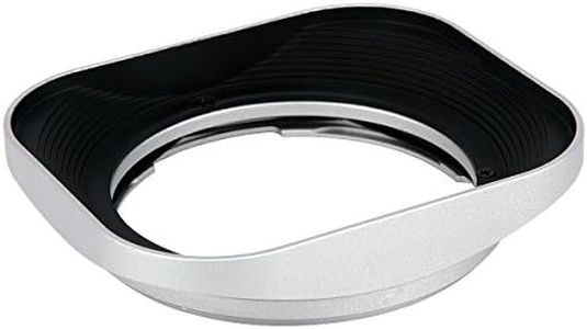 Haoge LH-ZV06 Bayonet Lens Hood for Carl Zeiss Distagon T 2.8/21 21mm f/2.8 ZM, C Biogon T 4.5/21 21mm f/4.5 ZM, 25mm f/2.8 ZM, 2.8/28 mm f/2. 8 ZM, Sonnc AR 50mm F1.5 ZM Lens, Silver