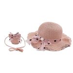 VRITRAZ Breathable Rose with Polka Dot Design Kids Pink Hat for Boys and Girls, Summer Sun Protection, 6 to 14 Years.…