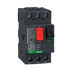 Schneider Electric TeSys GV2 - Motor Circuit Breaker, 3 Pole, 1.6-2.5A, Push Button, Thermal Magnetic, Screw Clamp Terminals, GV2ME07 MPCB