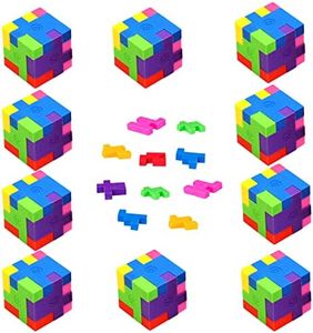Pack of 10 Mini Erasers, Eraser Cube, Soft School Eraser Set, 2B Eraser Children School, Eraser for School, Sketches, Paintings, Arts