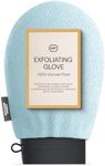 Premium Deep Exfoliating Glove for Shower - Spa Kit with Body Exfoliator Glove and Shower Cap - Scrub Gloves Exfoliating Body Scrubber - Dead Skin Remover for Body & Face - Exfoliating Mitt for Shower