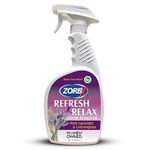 ZORBX Lavender & Lemongrass Spray, 24 Oz - All-Purpose Deodorizer, Refreshes Fabric, Removes Strong Odors, Perfect for Home, Car, Gym, Laundry