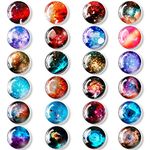 24 Pack Fridge Magnets, Refrigerator Magnets, Whiteboard Magnets, Beautiful Planetary Colorful Decorative Magnets for Fridge, Magnets for Whiteboards, Fridge Magnets for Kids Classroom Kitchen DIY