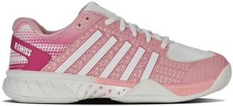 K-Swiss Women's Express Light Pickleball Shoe, Raspberry Sorbet/Cloud Dancer, 5.5 M
