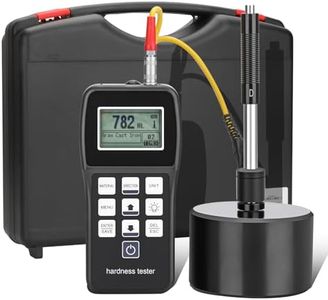 Helivivfy Metal Hardness Tester - Portable Hardness Tester Kit with Test Block,Pen Type Richter Hardness Tester,Rockwell Metal Hardness Meter