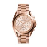 Michael Kors Analog Rose Dial Gold Band Women's Stainless Steel Watch-MK5503