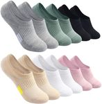 Toes Home No Show Socks Womens Cush