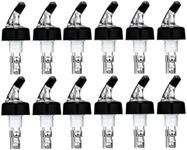 12 Pack Measured Liquor Pour Spout, Liquor Bottle Pourers, Measure Pour Spout for Liquor Bottles, Bottle Pourers for Alcohol, Shot Pourer Cocktail Liquor Dispenser Bar Bartending Tool -1.5oz/45ml