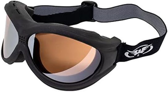 Global Vision Eyewear Big Ben Goggles with Clear Lenses Fit Over Most Glasses (Driving Mirror), Driving Mirror, Adult