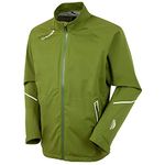 Sunice Performance Apparel - Jay Men’s Waterproof Breathable Ultra Lightweight Hyper 4-Way Stretch Performance Jacket, Army Green/Pure White, Medium