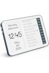 Relish Day Hub - Dementia Clock with Daily Task Manager, HD Large Screen Digital Calendar Clock for Seniors and People with Memory Loss, with Large Number, Day, Date and Time Day Hub