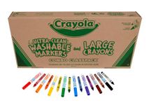 CRAYOLA 256ct. Large Size Crayons & Ultraclean Washable Markers (52-3348)