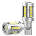 FAXCARS 921 LED Backup Lamp for Ram 1500 2500 3500 4500 2009-2018 Reverse Light Bulbs, 600% Brighter 6500K White, or Replacement W16W 906 921 Rear Cargo Light, 2-Pack